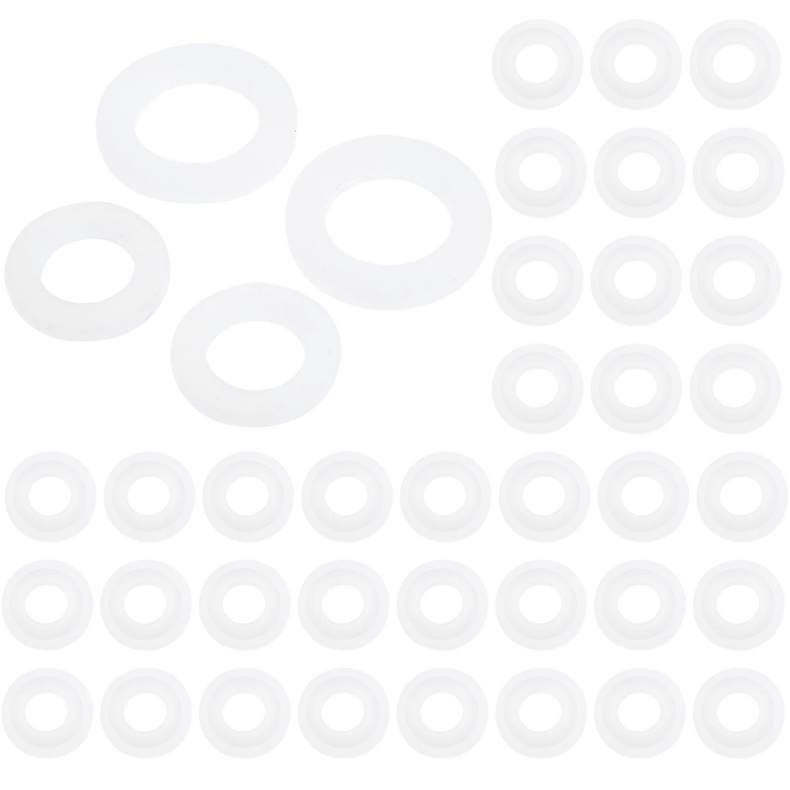 Durable Silicone Sealing Washer for Car Use with O Ring Set 1/2 Inch 3/4 Inch White Color