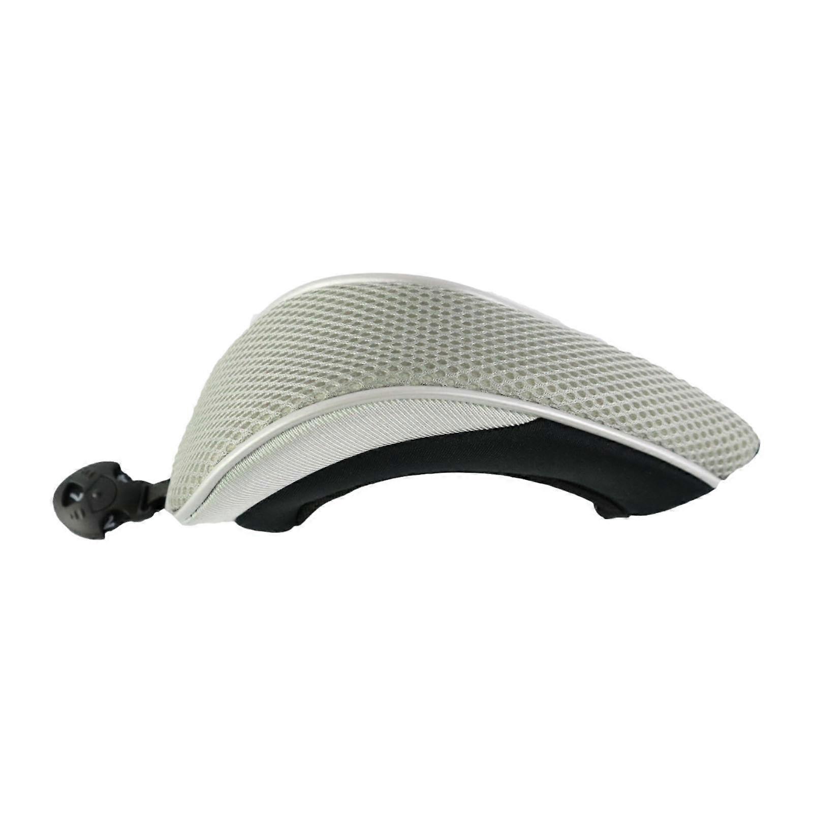 Wooden Golf Club Cover Gray With Replaceable Number For Men, Universal Size, Robust Material, Stylish Design