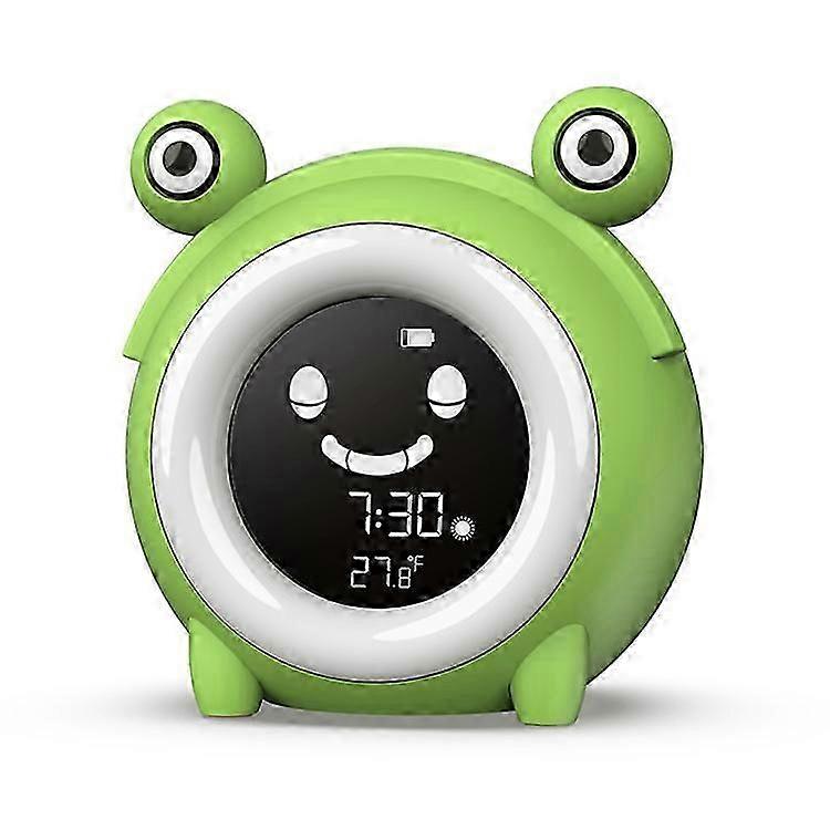 Kids Alarm Clock 3 Modes 5 Sounds 5 Color Lights Snooze Function Wake Up Lamp