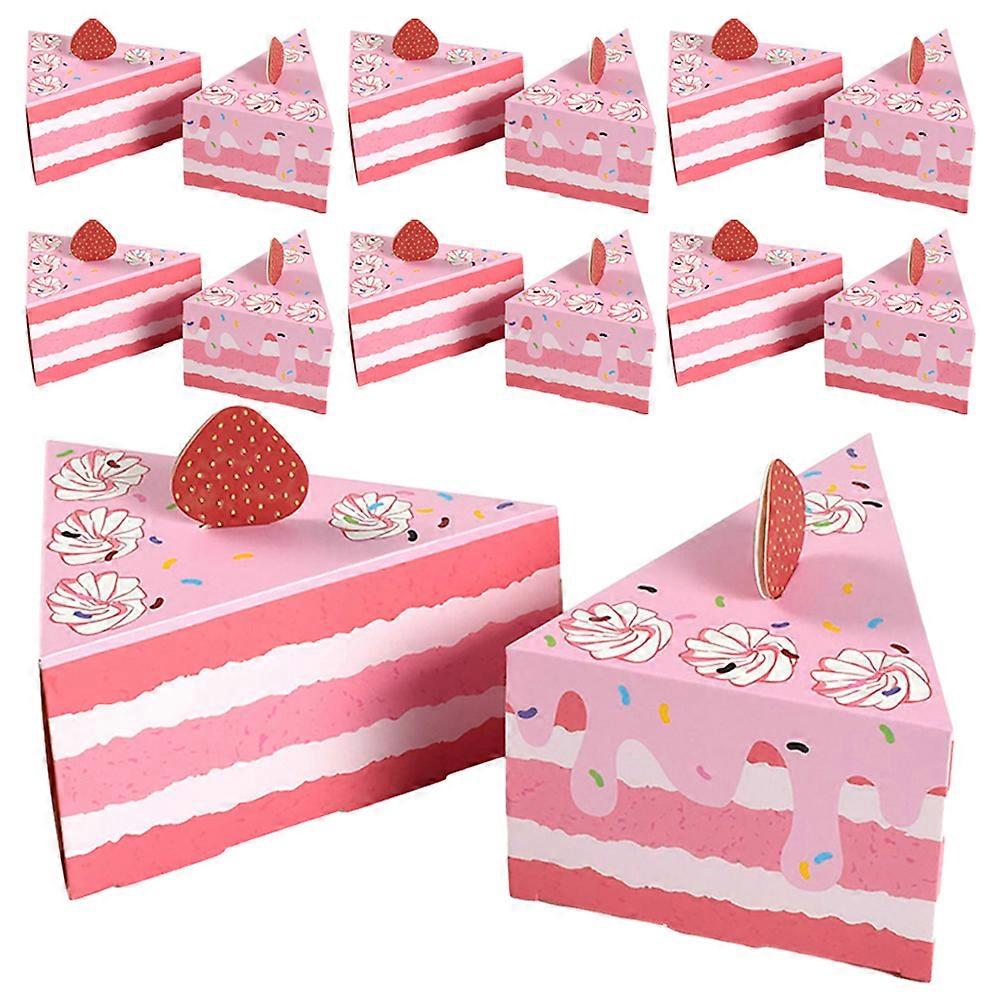 20Pcs Paper Candy Boxes for Cake Modeling Gift Adorable Wrapping Pastry Cookie Biscuits Boxes