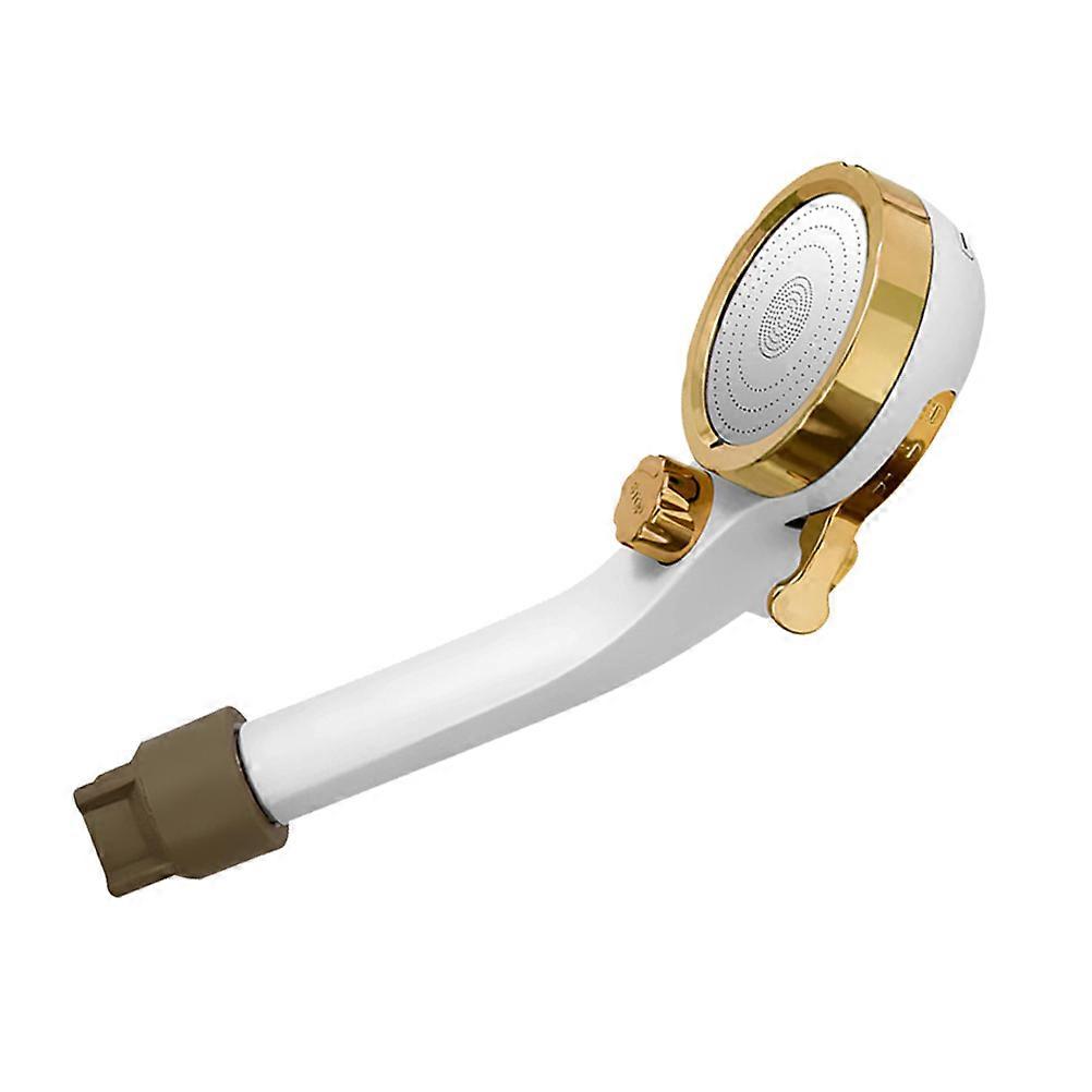 1PC Pressurized Shower Head with Adjustable Multi Gear Spraying for Bathroom Home Hotel Use Golden Shaking Sprinkler