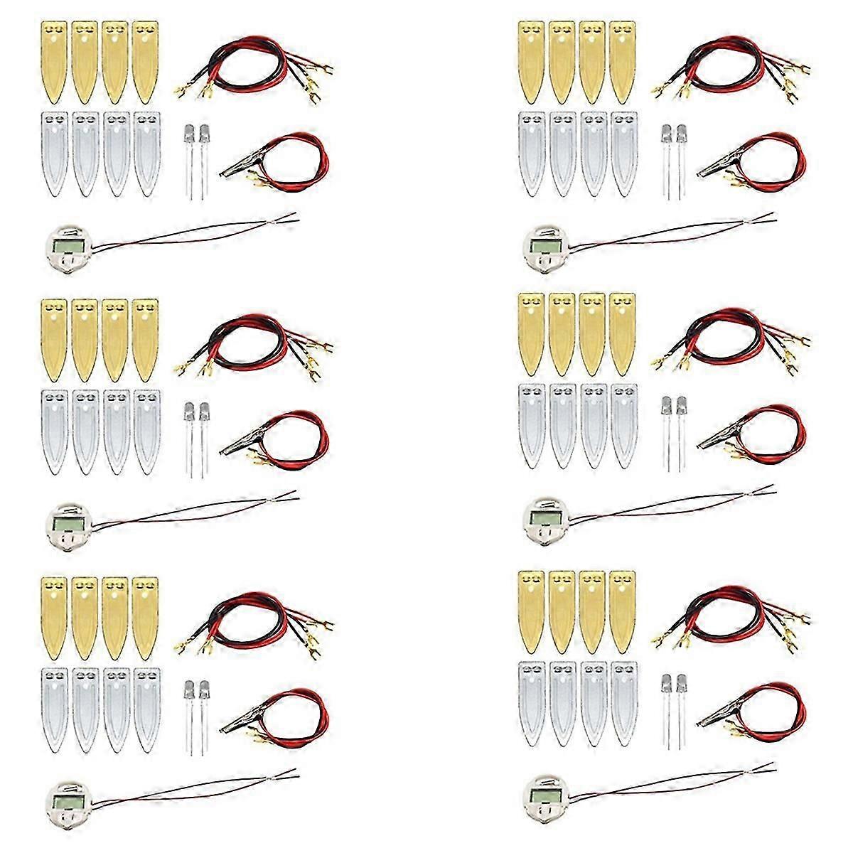 Fruit Battery Science Experiment Kit for Home Teaching Toy, Lemon Potato Battery Physics Teaching Ex