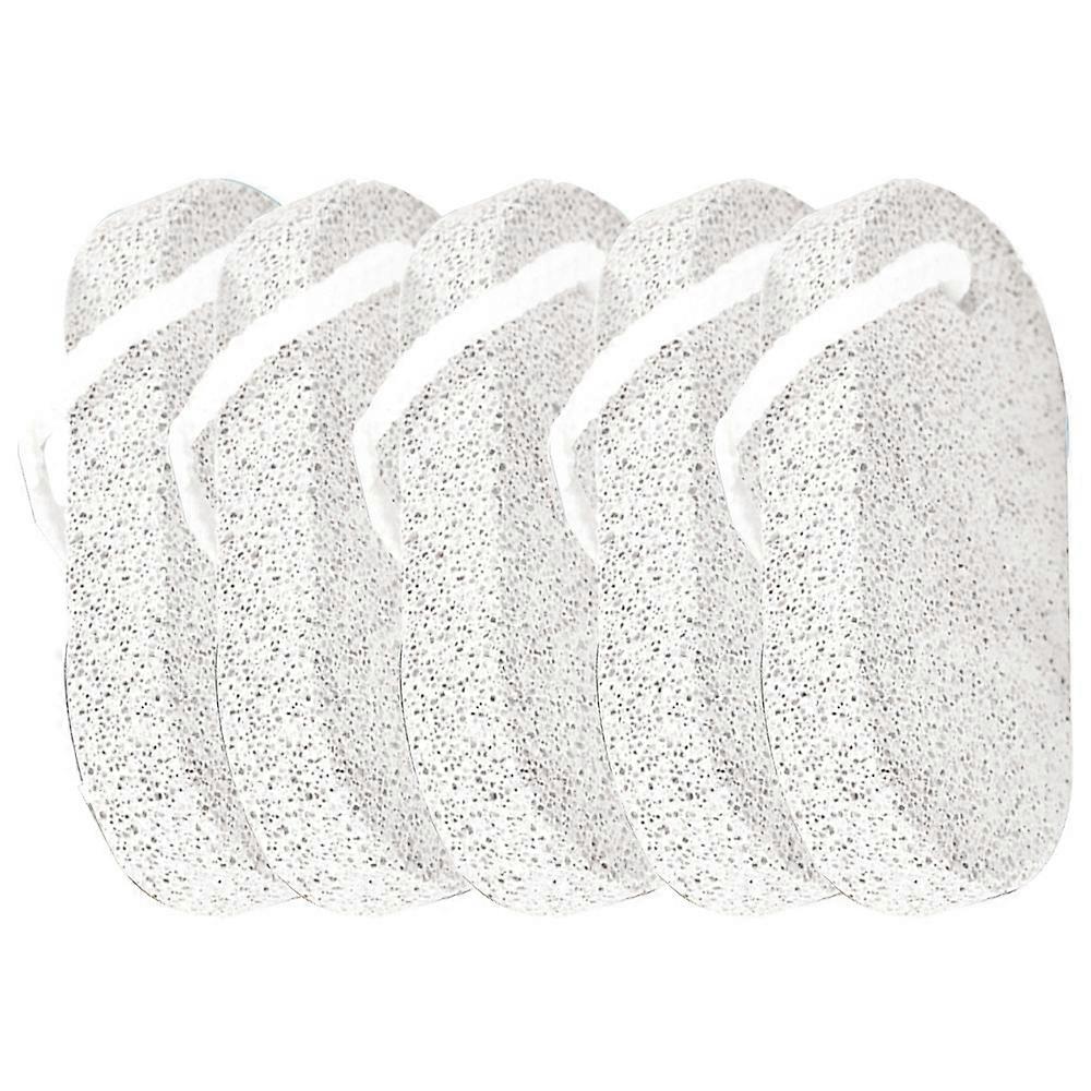 INF 5er-Pack Fußfeile Dünnes Modell (9x4,5x2) Vulkanstein zur Entfernung von dehydrierter Haut und Schwielen,