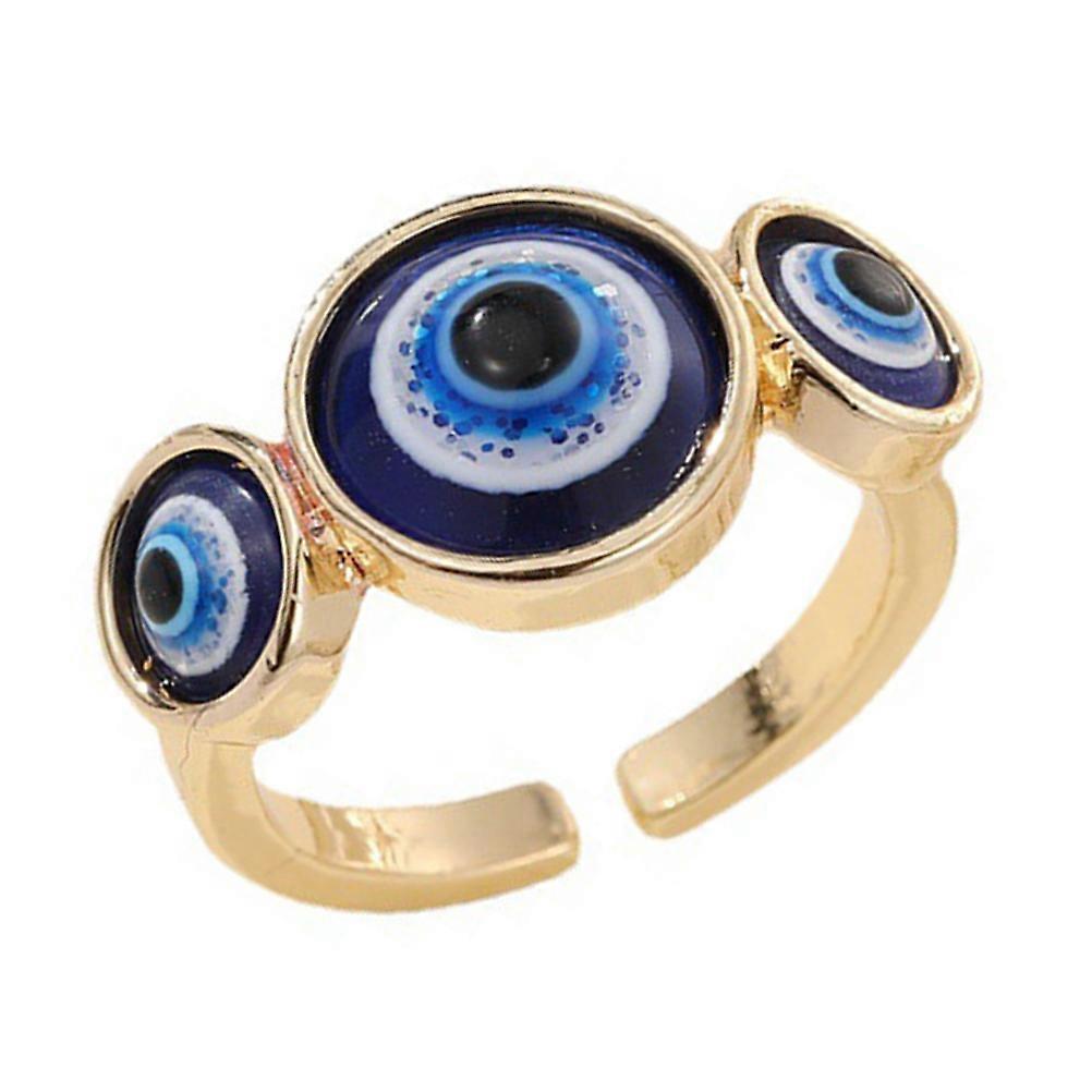 Evil Eye Open Wrap Ring Fashion Accessory For Women In Assorted Color Great For Various Occasions 1Pcs