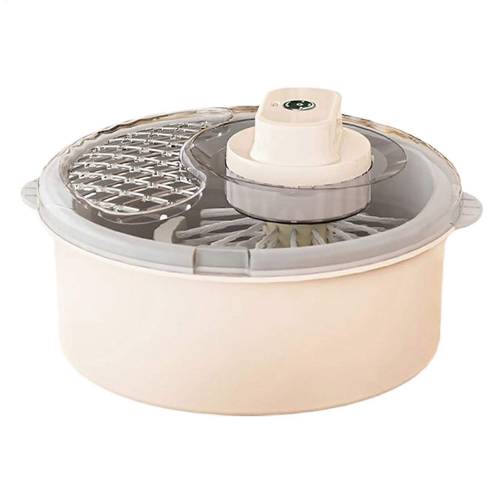 Fruit Cleaner Spinner, Manual and Electric Fruit Washing Bowl, Multipurpose Food Washer for Vegetables and Salads