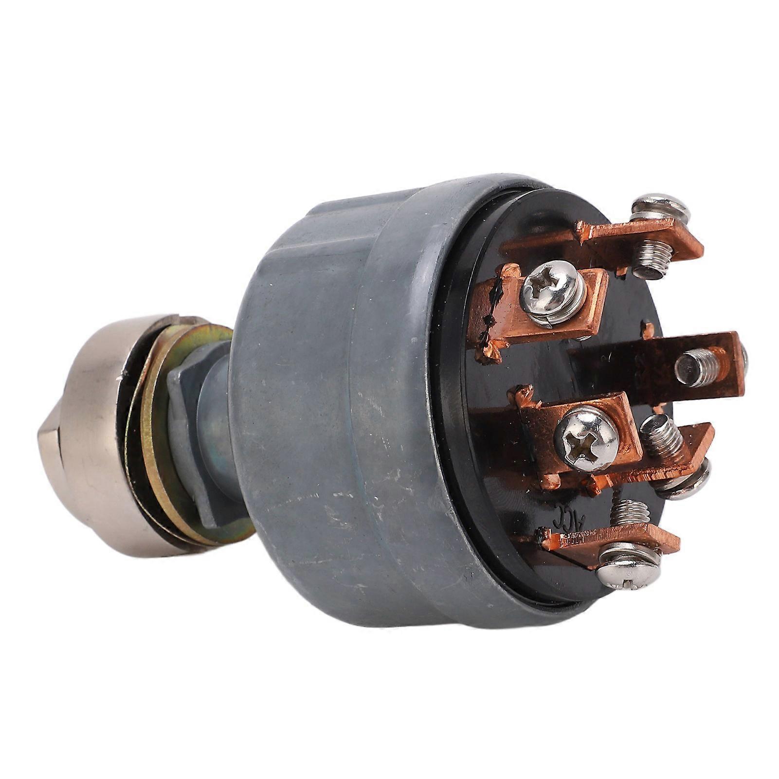 6 Pin Excavator Ignition Start Switch with Key Protection Cover Ignition Starter Switch for Hitachi EX200 