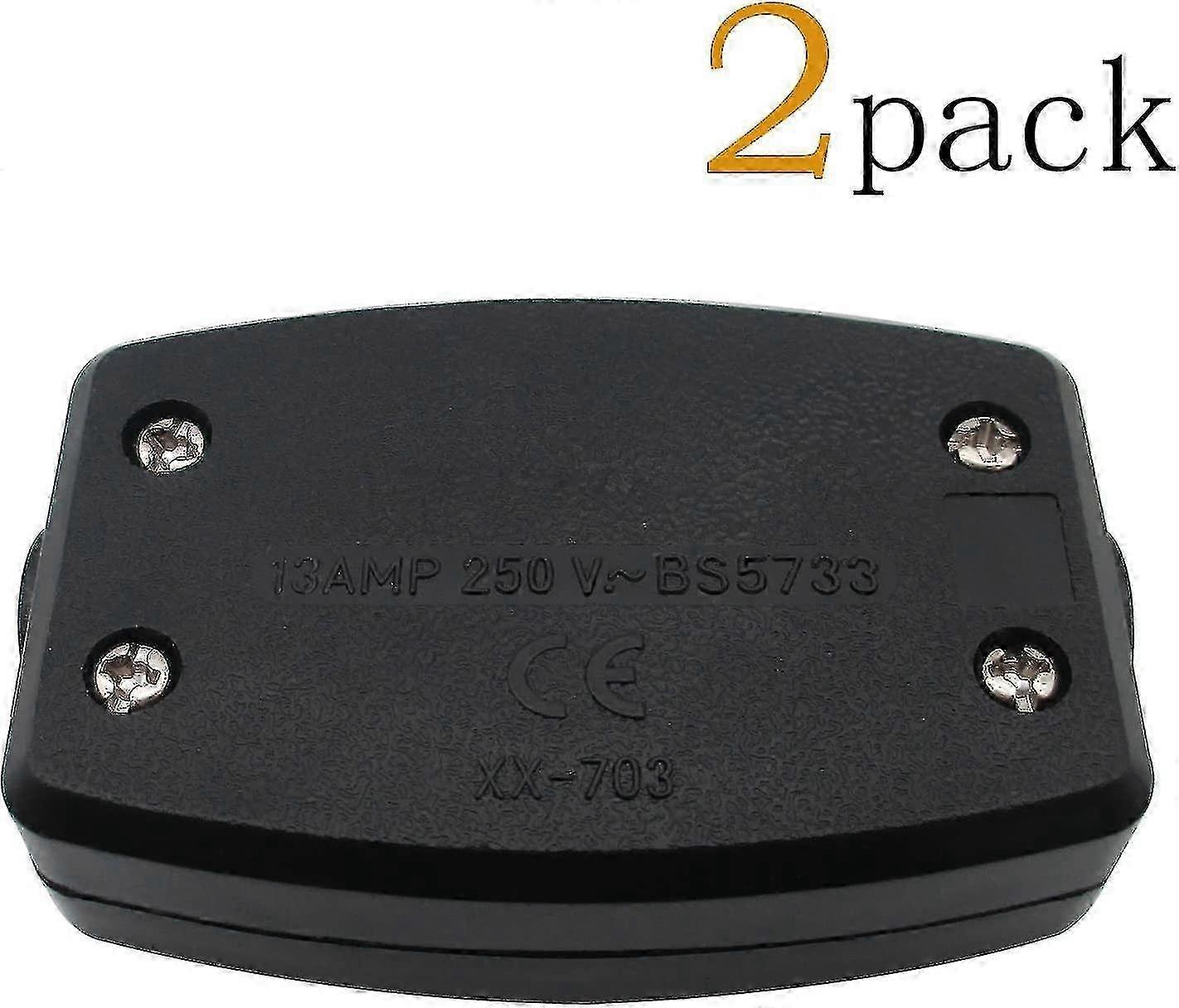 3pcs Terminal Cable Flexible Connector Junction Box Led Black 2025