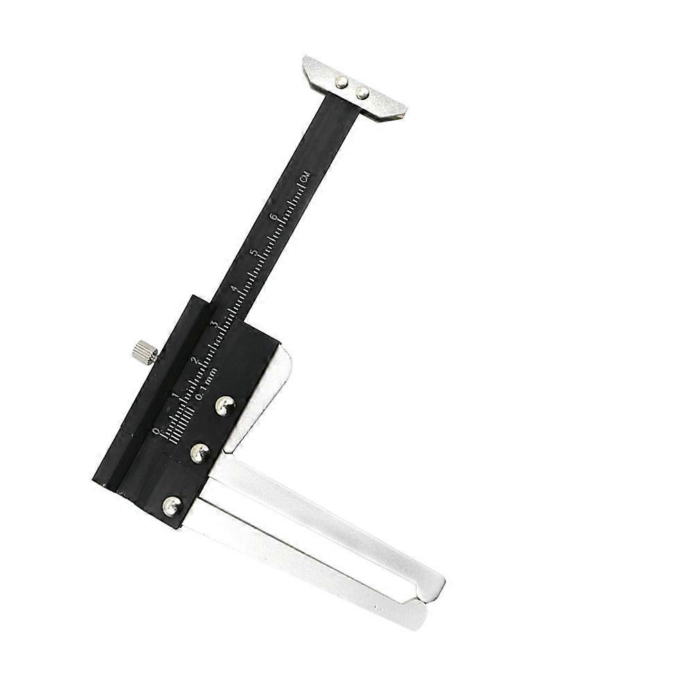 Brake Caliper Thickness Gauge Measuring Instrument For Car Repairing Shop Convenient Ruler Shape 12 X 9 X 0.5Cm 1Pcs