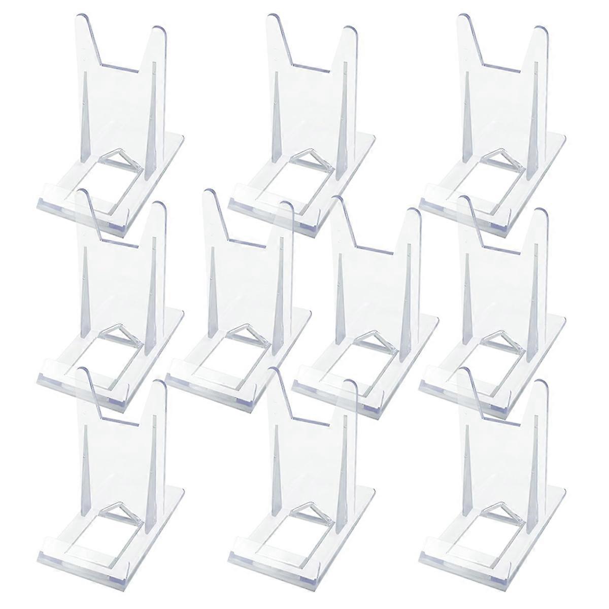 Frame Stand Transparent Adjustable Plastic Holder Photo Album Display Stand for Displaying Artwork Photo Phone Holders