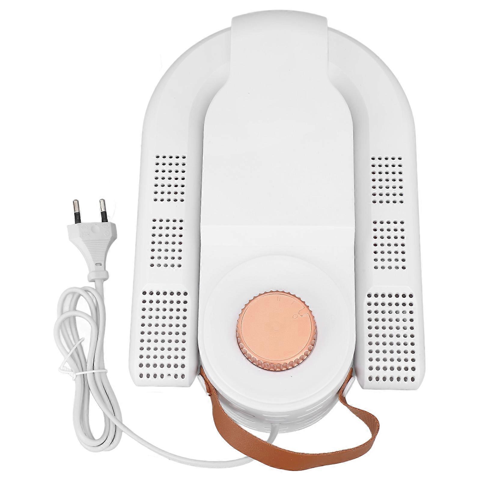 Compact 2-Speed Shoe Dryer with 360° Hot Air for Boots, Socks & More - EU Plug 220V