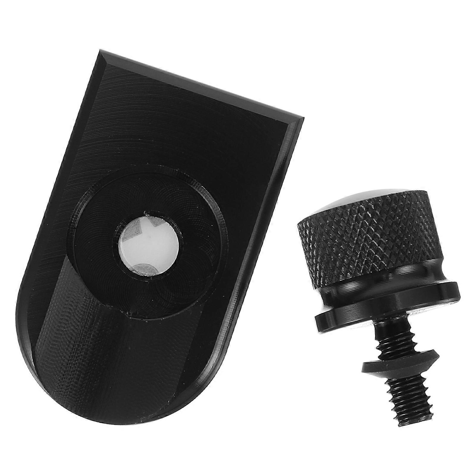 Motorcycle Rear Seat Bolt Screw Nut in Black Aluminum Alloy for Easy Installation 1 Pc
