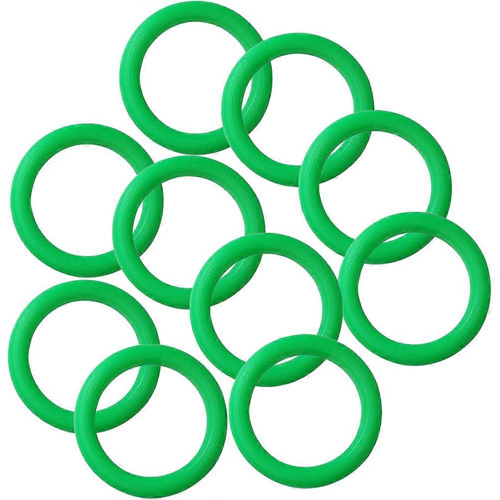 Green Plastic Ball Stand for Sports Balls and Watermelons and Practical 10 Pieces