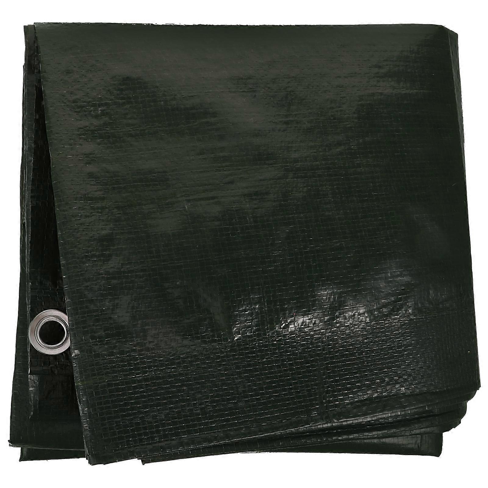 Durable Heavy Duty PE Shading Cloth with Buttonholes for Lawn, Patio & Outdoor Sun and Rain Protection – Multi Purpose Green Tarp
