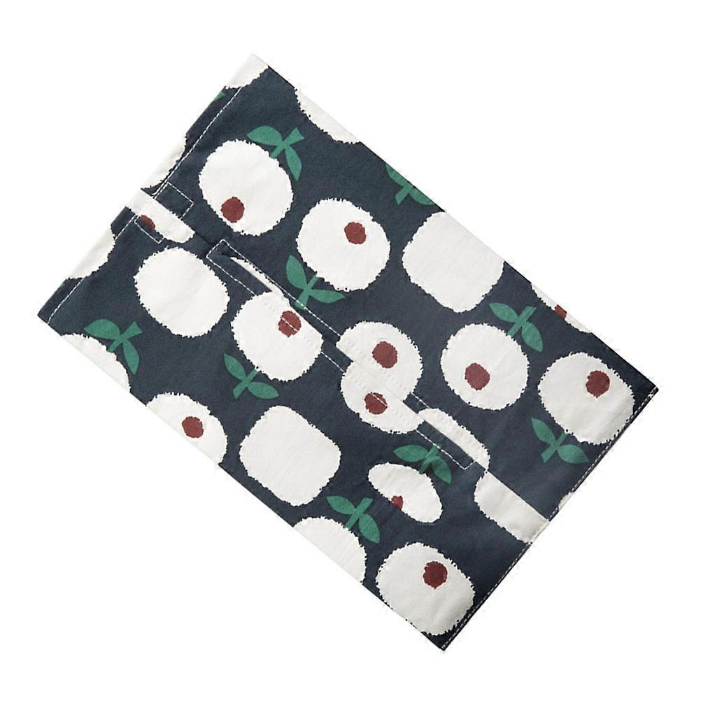 Tissue Paper Dispenser 1Pc Office Use Practical Design Blue Rectangular Paper Collection
