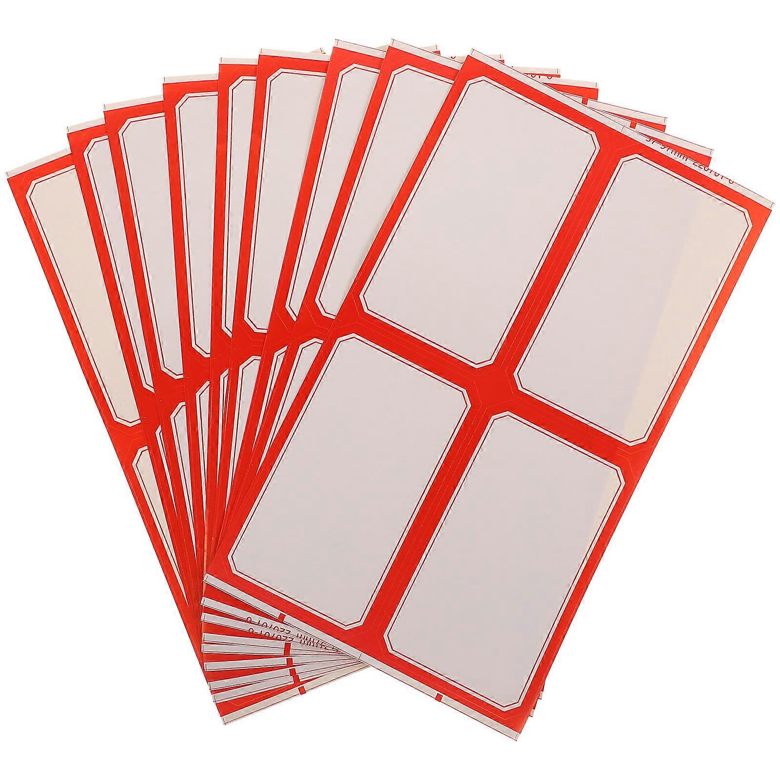 Multi-Function Name Labels Stickers For Organizers 100 Sheets Blank .7X5.7CM Ideal For Classification