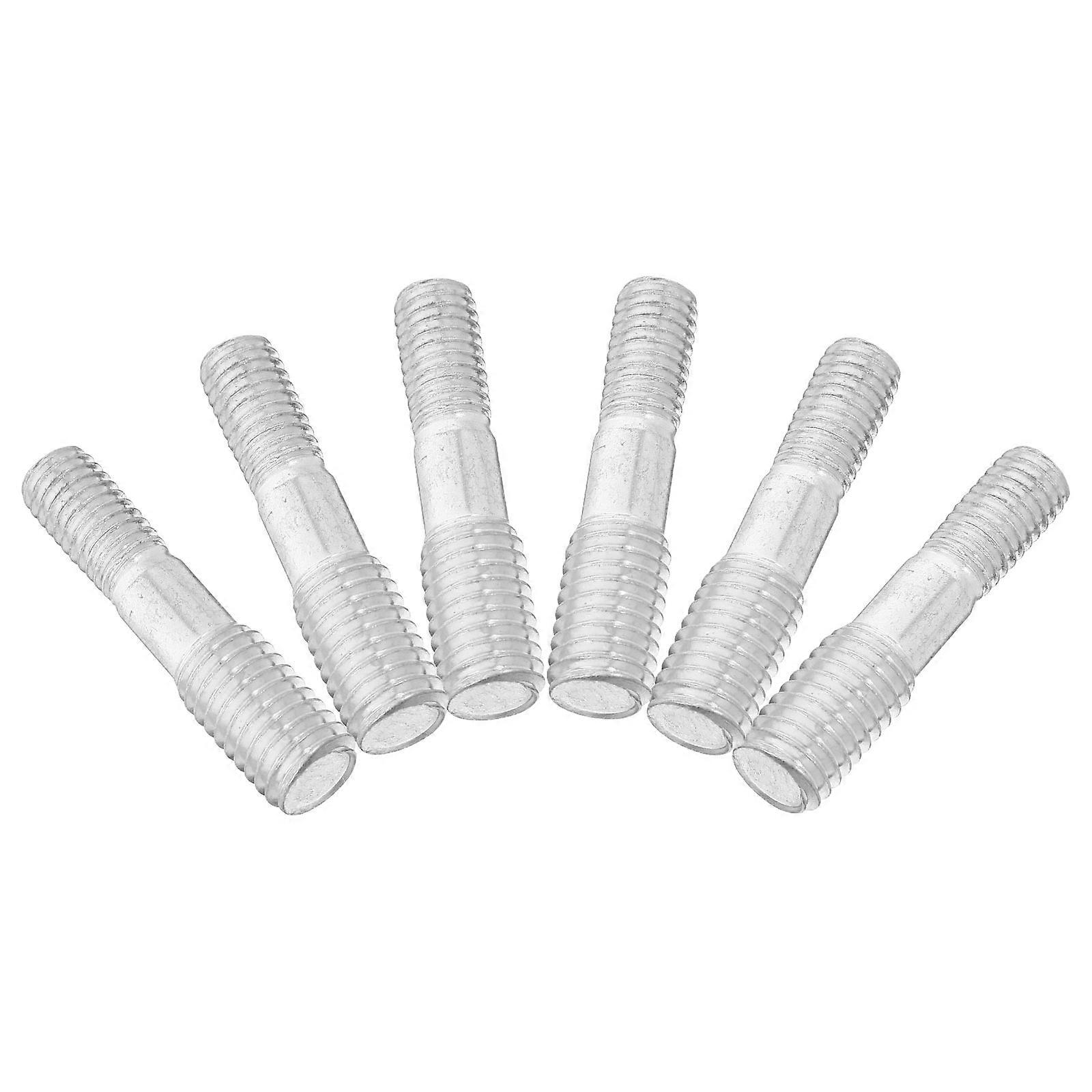 6pcs Chainsaw Screw for Chainsaw Plate Double Headed Metal Chain Replacement