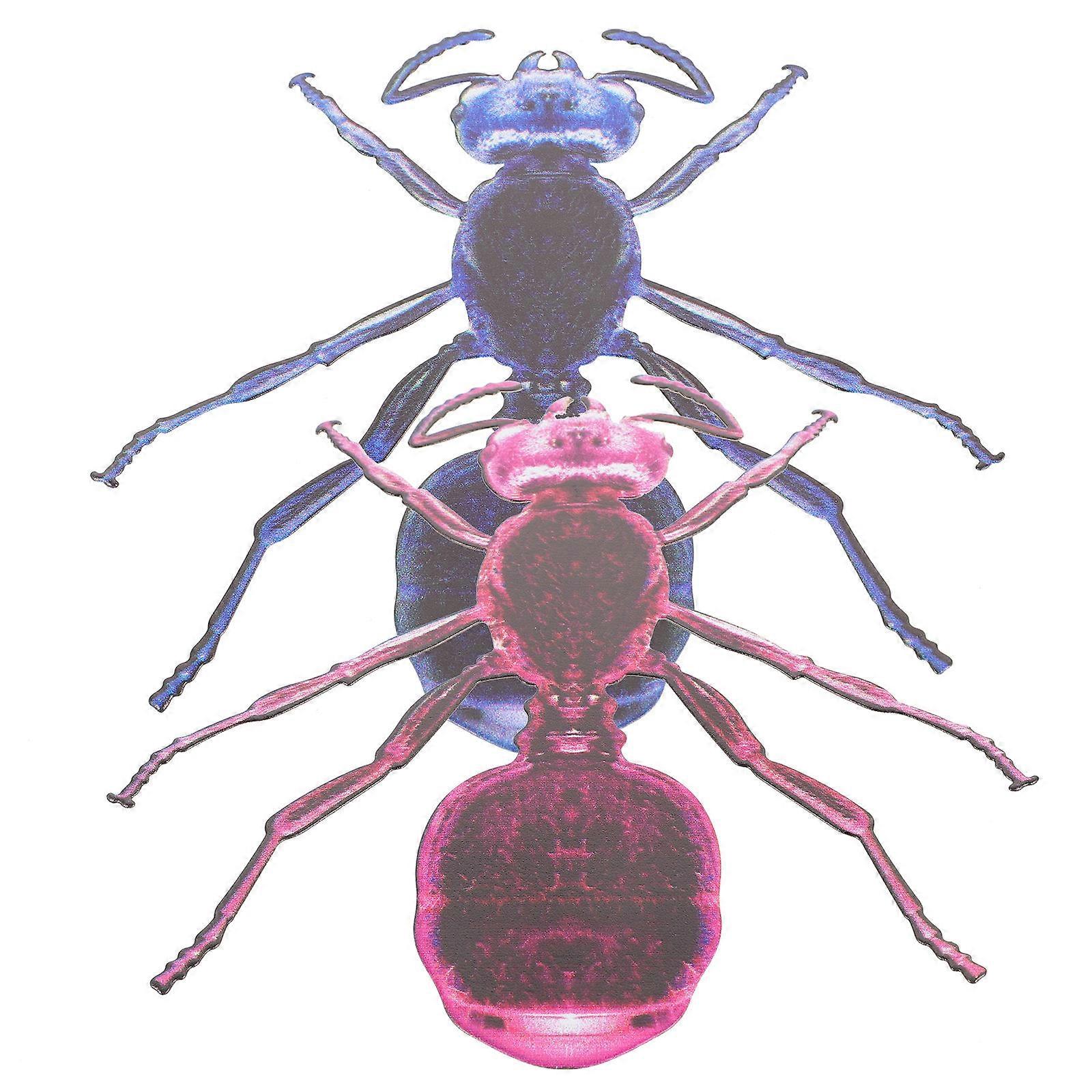 Iron Art Ant Adornment Simulation Ant Ornament Wall Art Decor Garden Decoration