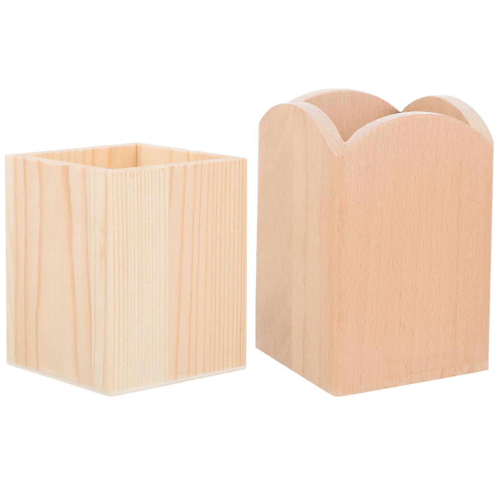 MultiPurpose Plastic Pen Holder for Storage with Stable Base Assorted Color 2pcs