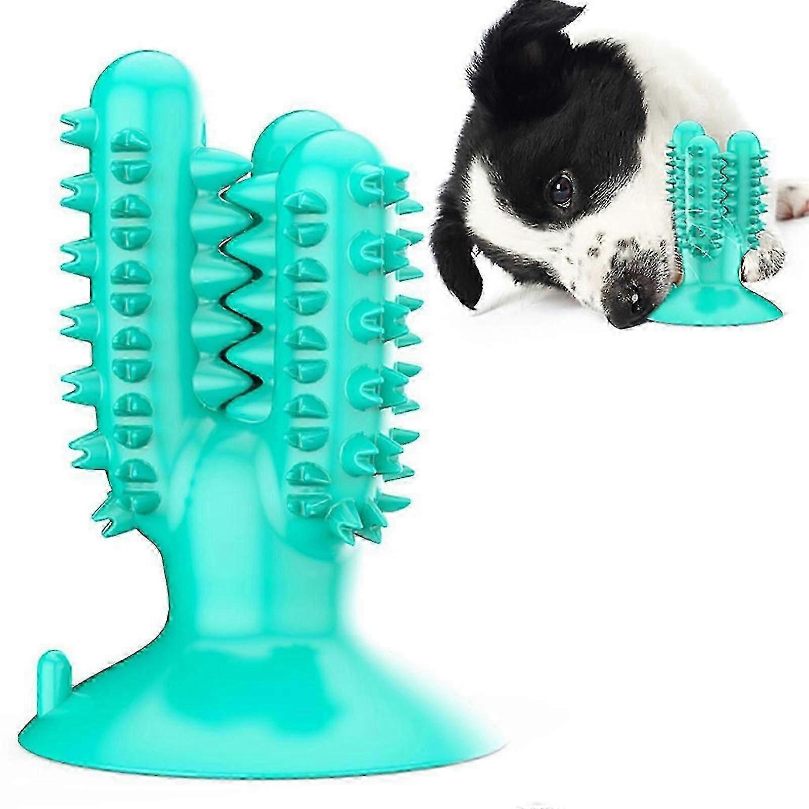 Dog Chew Toy For Aggressive Chewers, Durable Dog Toothbrush Stick Interactive Dog Treat Dispenser Toys For Medium Large Dog