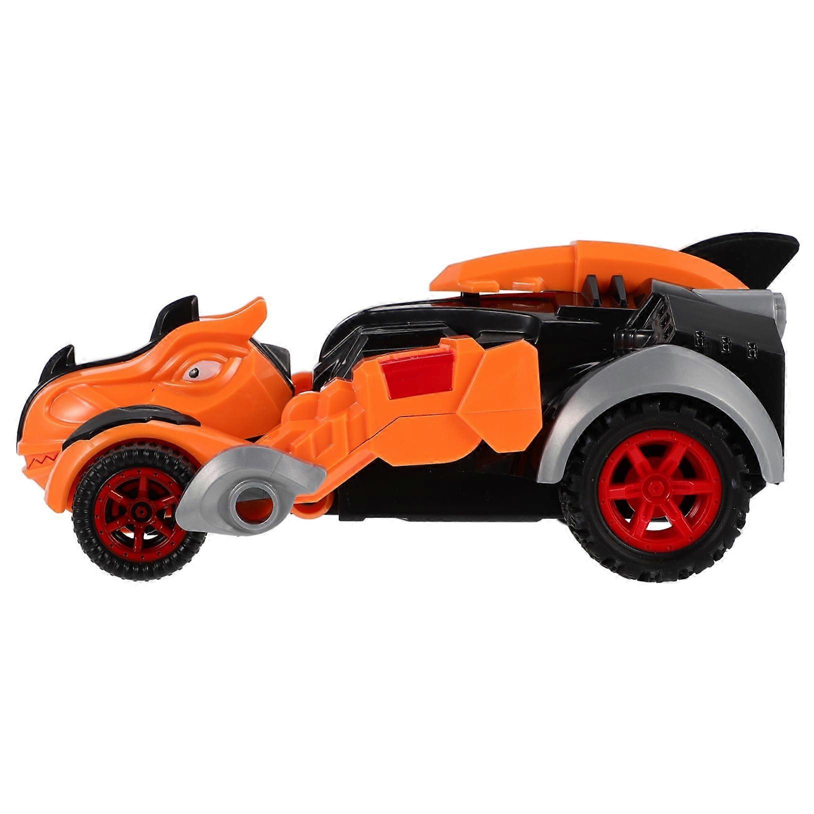 Dinosaur Car Inertia PullBack Transforming Toy for Kids, Dinosaur Toy Car with PullBack Function, Vehicle Toy for Boys and Girls