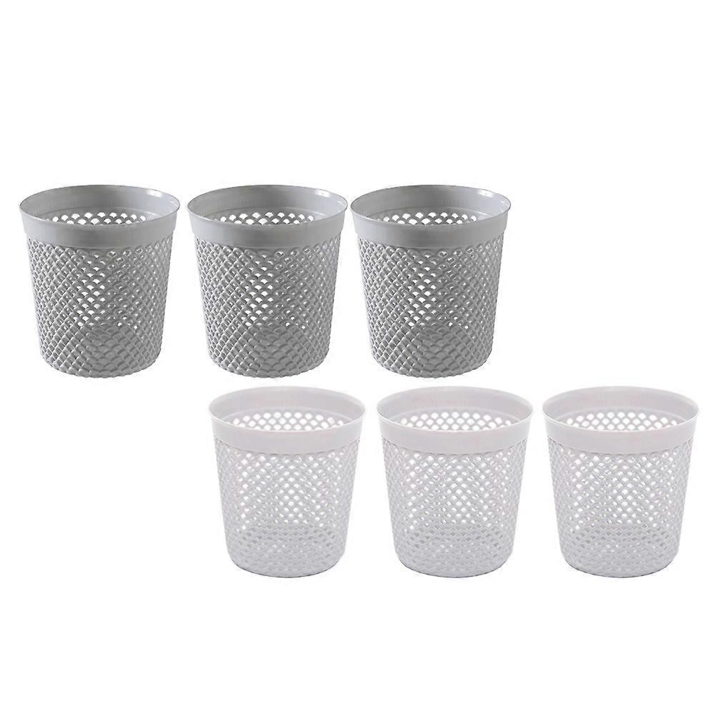 Creative Hollow Design Pen Holder Plastic Stationery Basket for Storage Use Assorted Color