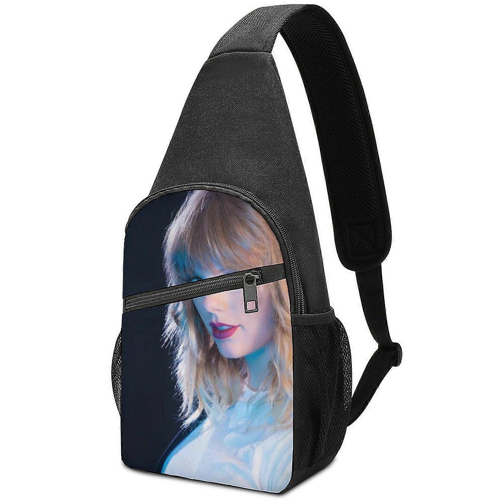 o8341 Taylor Swift Stylish Oxford Crossbody Bag and Backpack Featuring Comfortable Sponge Strap, Detachable Buckle, and Spacious Compartments p8341