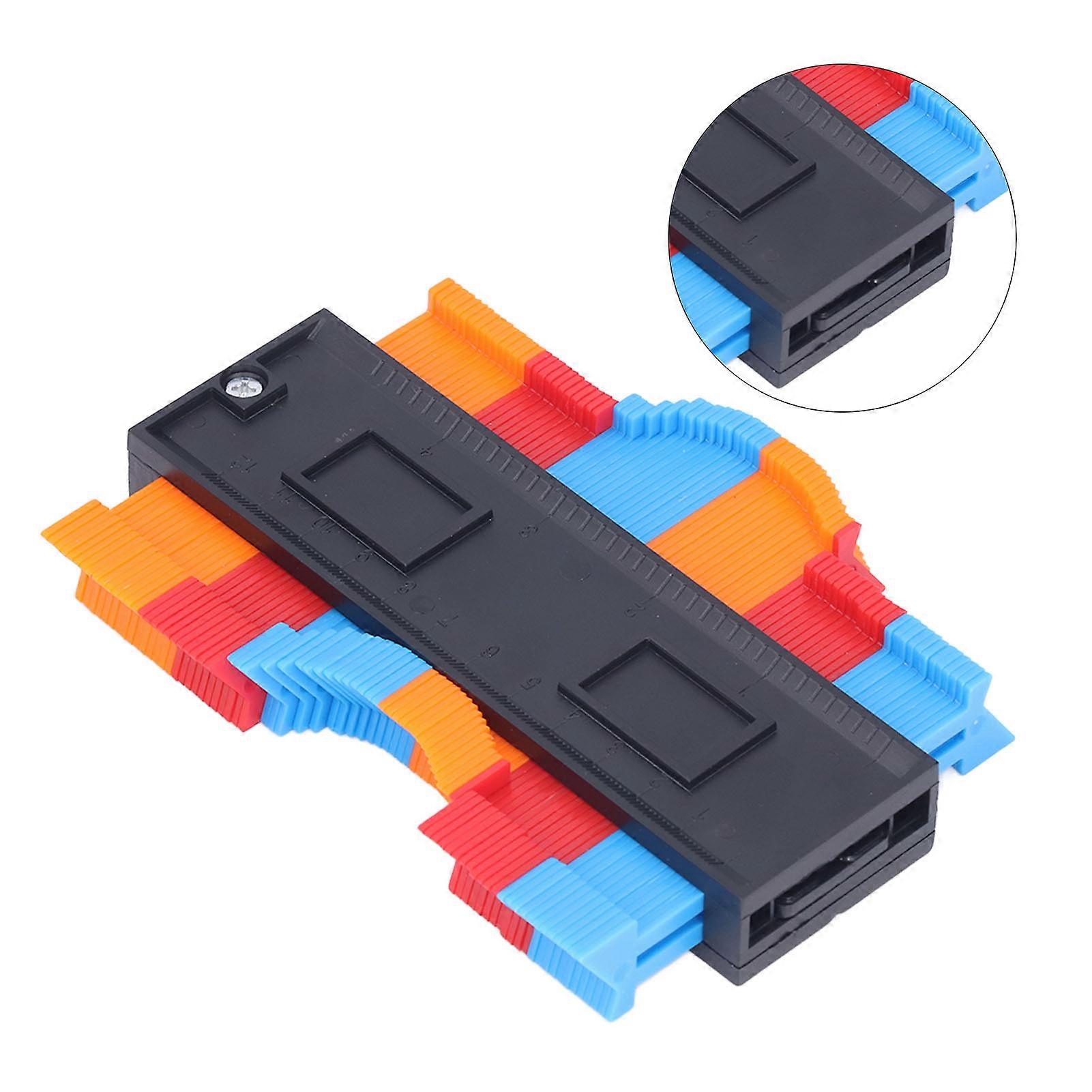 5in Contour Ruler Irregular Shape Tracing Template Multifunctional Profiling Duplication Gauge