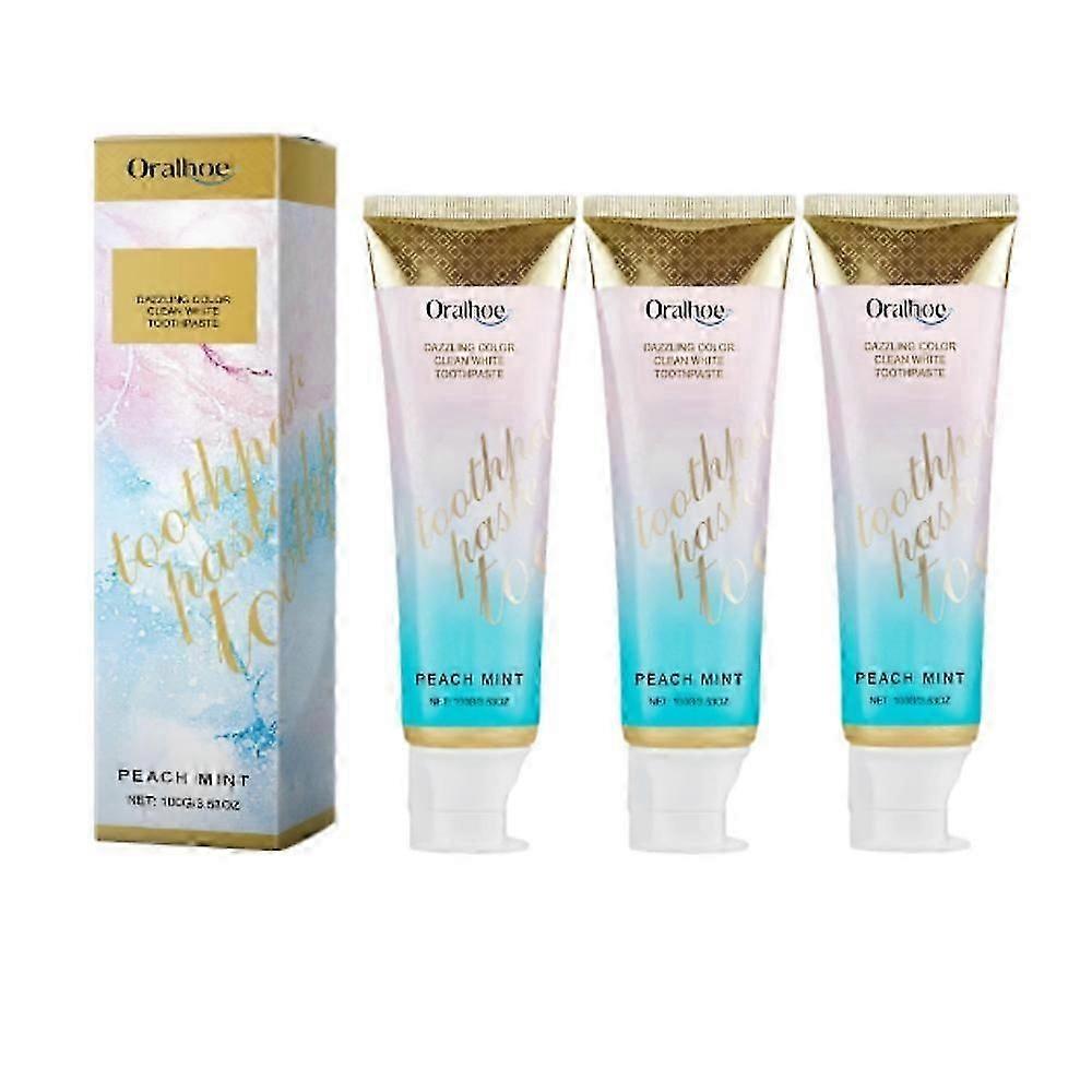 pasta de dientes blanqueadora de dientes,pastas de dientes de menta y melocotón