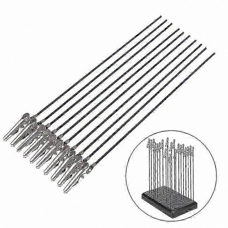 10-Pack Alligator Clip Sticks for Painting and Modeling Projects