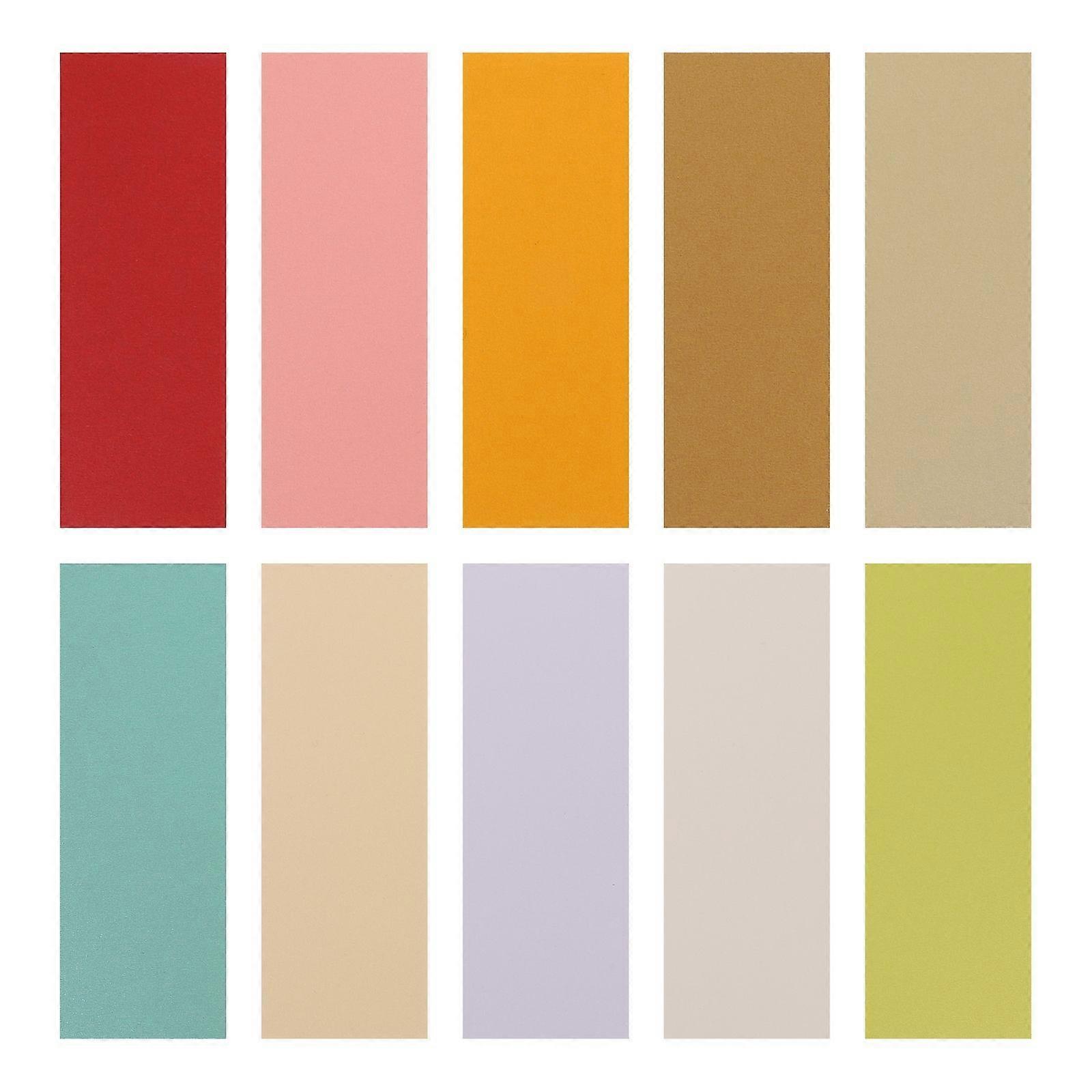 50Pcs Beautiful Pearlescent Paper Practical Metallic Shimmer Paper DIY Supplies