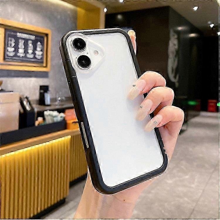 Detachable 2-in-1 Clear Phone Case for 16, TPU+PC Protective Cover