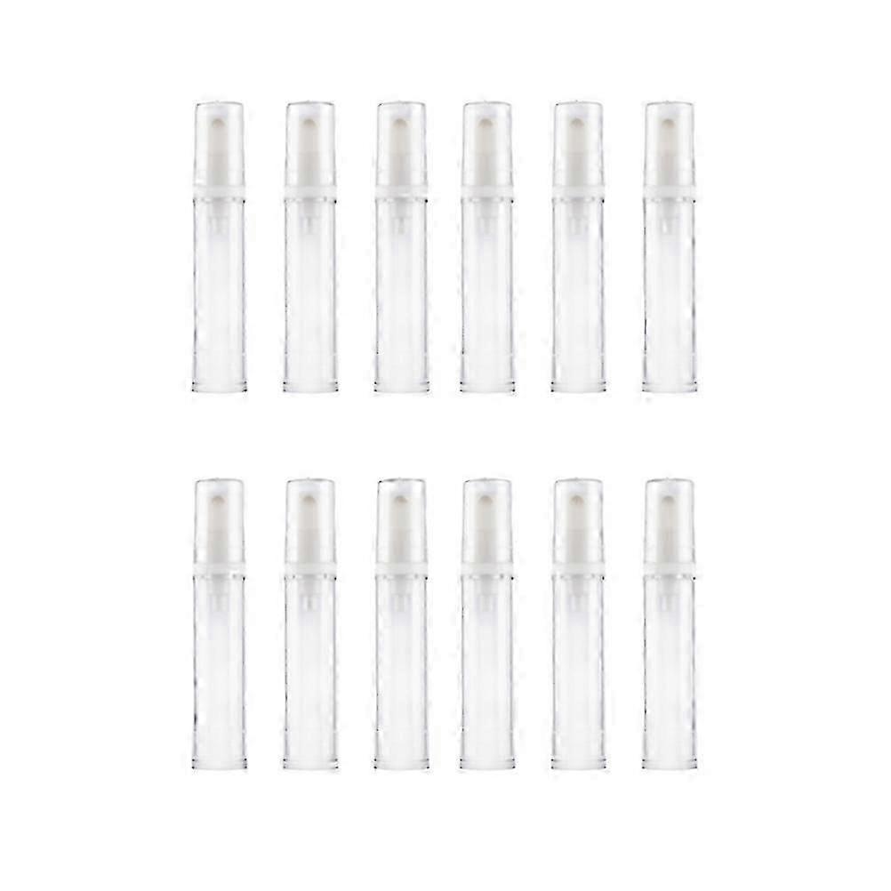 12Pcs 10ml White Fine Mist Spray Bottles for Sunscreen, Perfume & Essential Oils (9.4x1.8cm)
