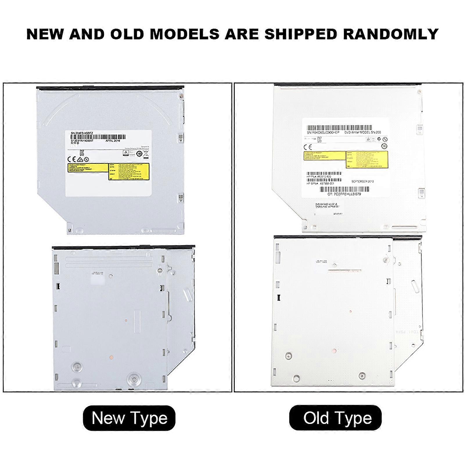 Built-in 8X DVD Burner Optical Drive for Laptop Notebook, Aluminum Panel