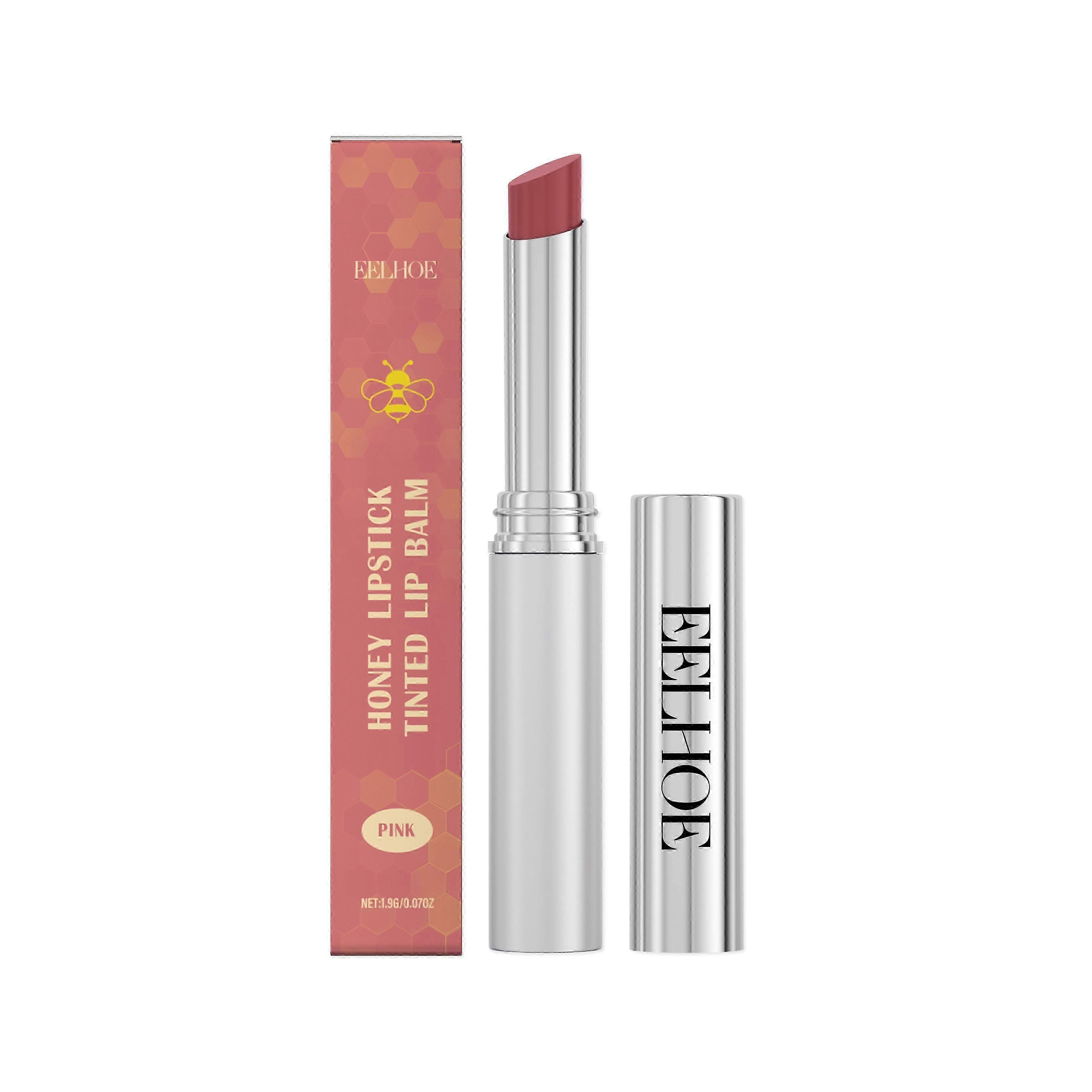 EELHOE Pink Moisturizing Honey lipstick Moisturizing and Softening Lip Coloring and Moisturizing lipstick Lipgloss