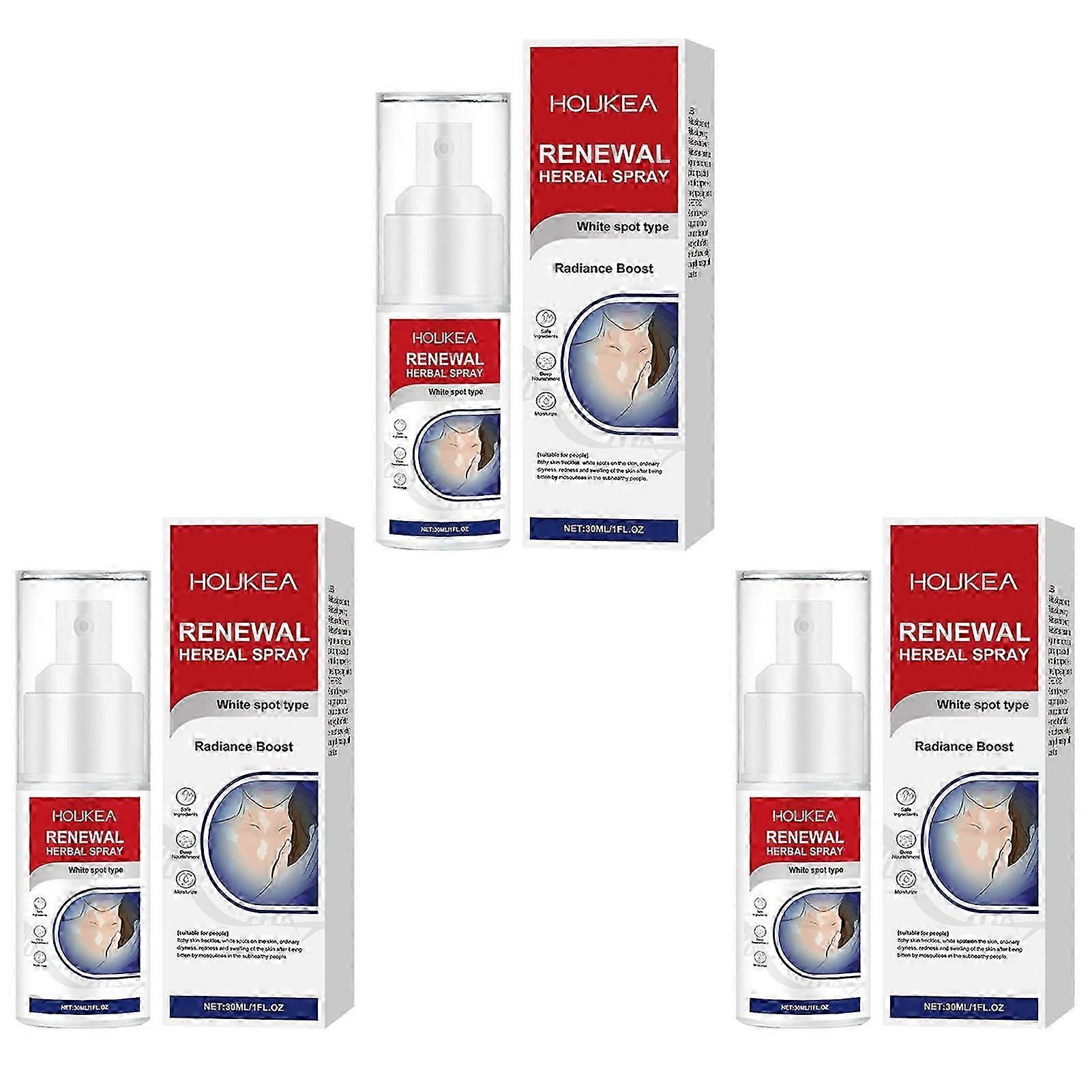 Vitiligo Behandling Spray, Hvite flekker Remover Hudfornyelse Urtespray, Forbedre pigmentering Anti-melanin Spray