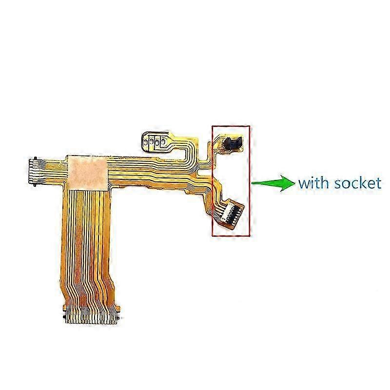 New Lens Aperture Flex Cable for M.ZUIKO DIGITAL ED 14-42 mm F/3.5-5.6 EZ 37mm Aperture Line(with Two Sockets)