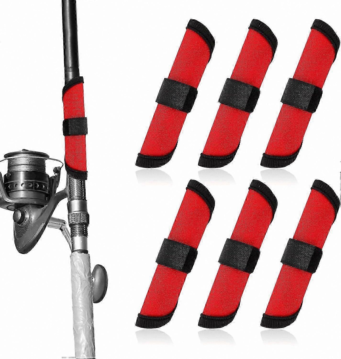 6-Pack Fishing Lure Wraps, 5.9" Lure Covers for Hook Protection and Safe Storage