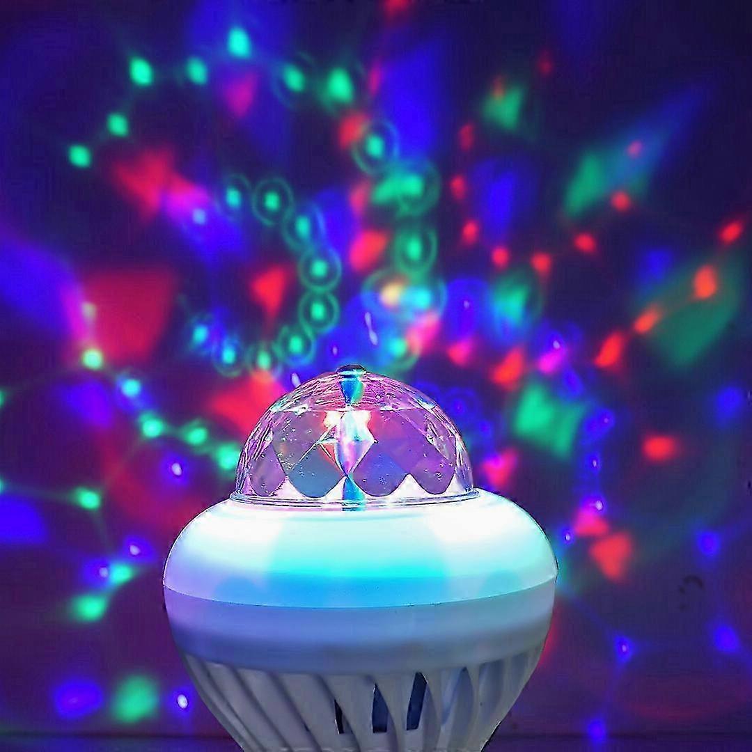 LED Disco Light Bulb with 3 Projection Modes for Party Stage Lighting