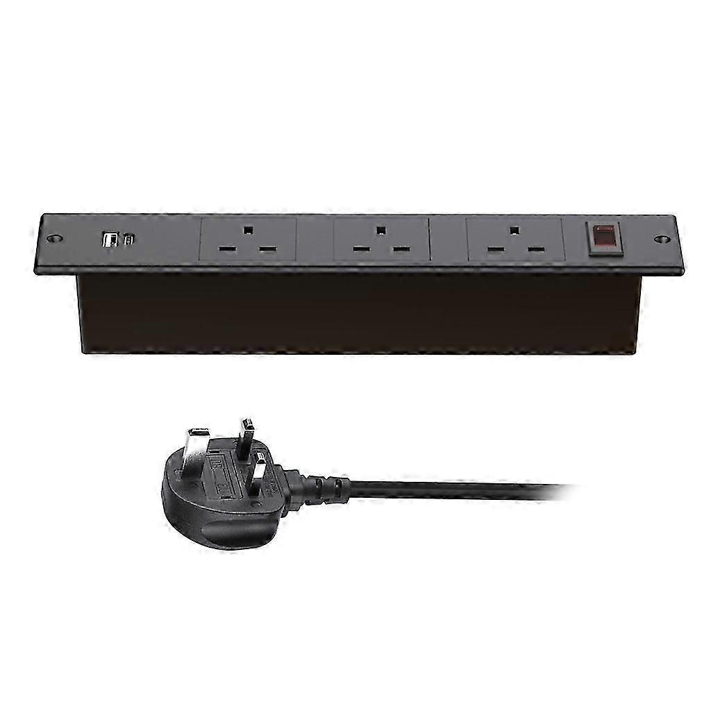 Recessed Power Strips with USB Port Concealed Recessed Power Outlet Socket