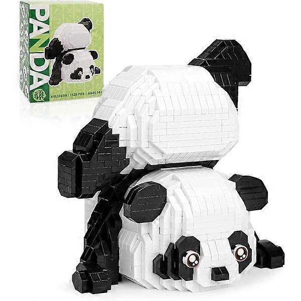 Mini Bausteine Tier Set Taschen, 1325 Stück Micro Mini Panda