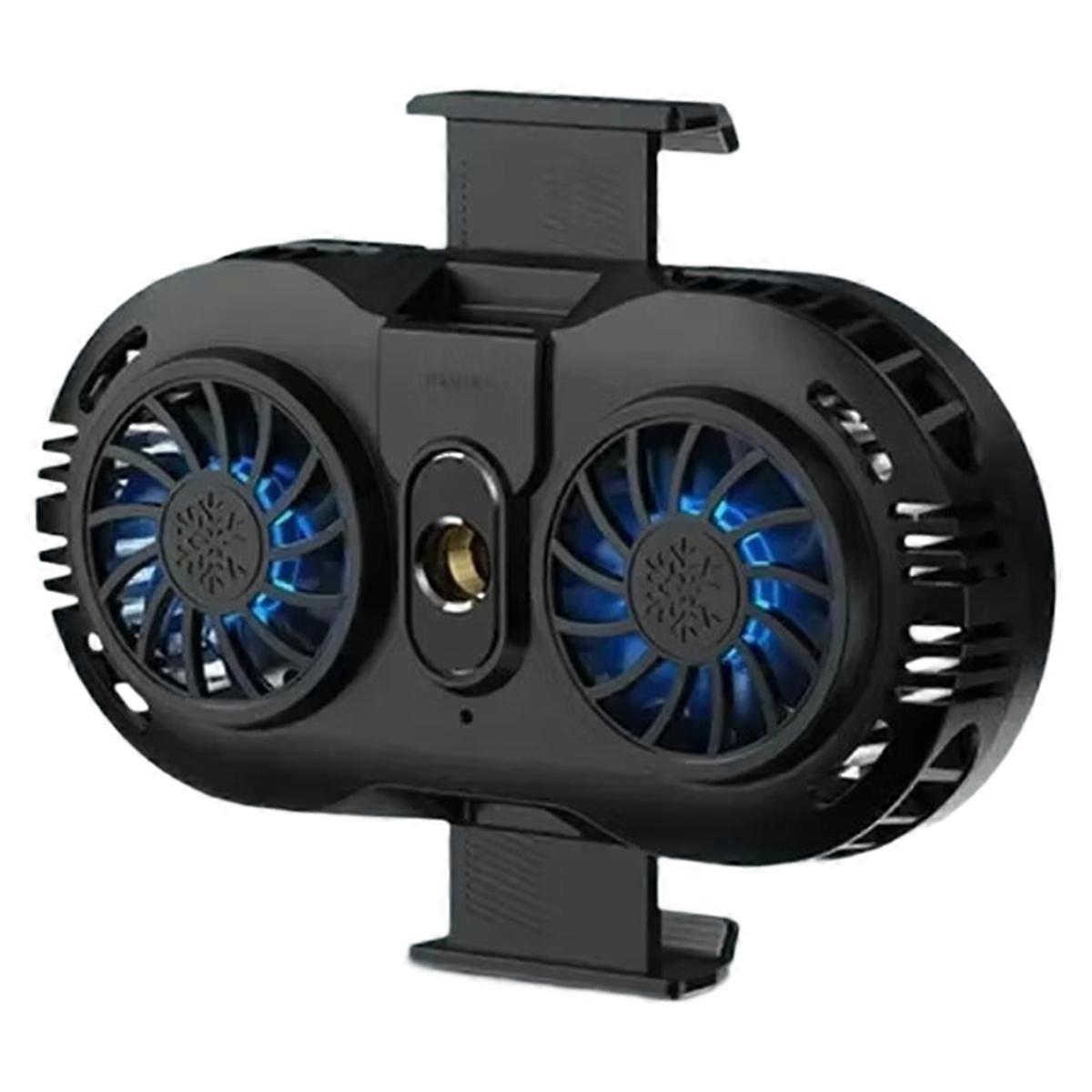 Mobile Phone Dual Cooling Fans 3 Speeds for IOS Android A