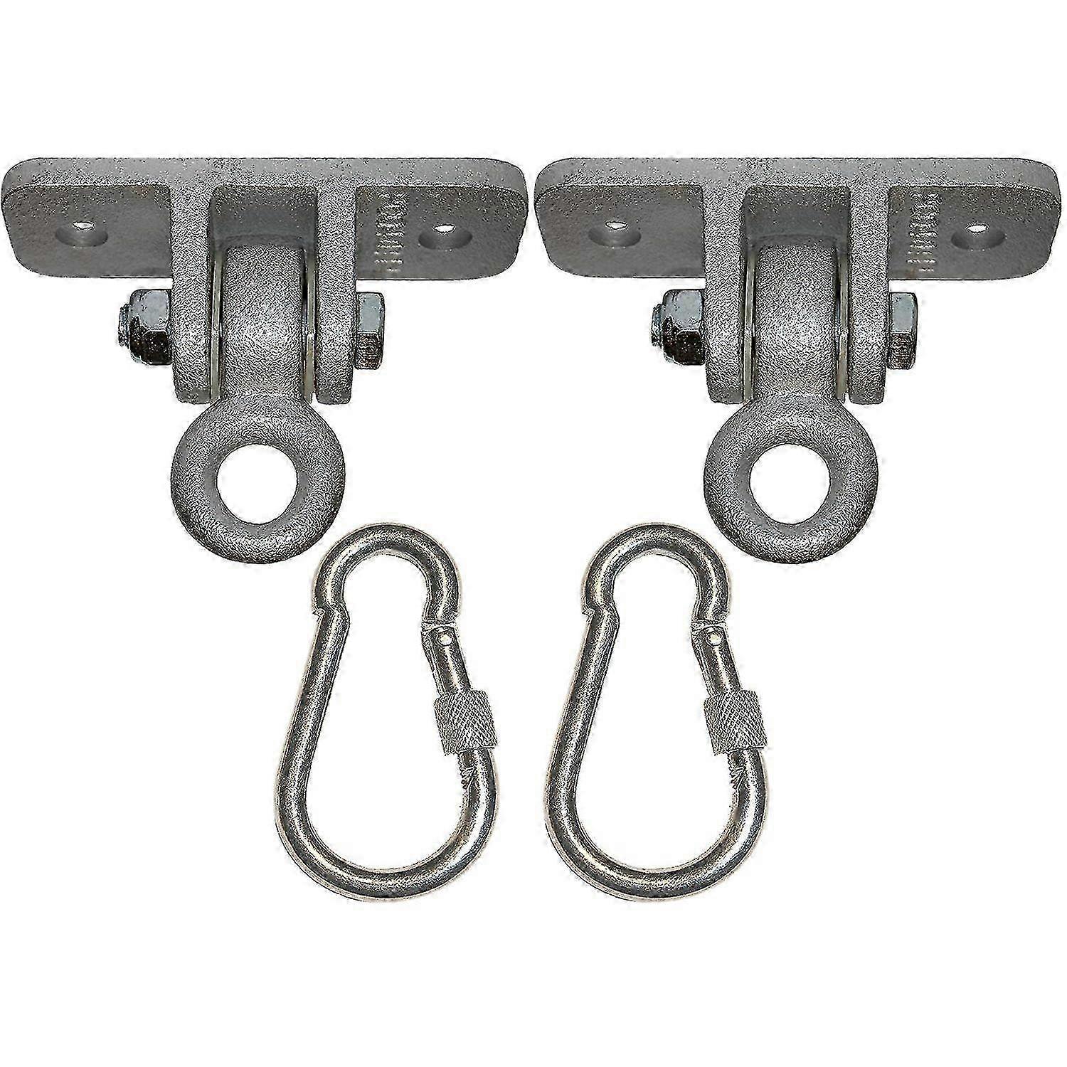 Locking Snap Hooks | Heavy Duty Swing Hook Hangers Trapeze Sets | Static Tension 5000 Lb Capacity