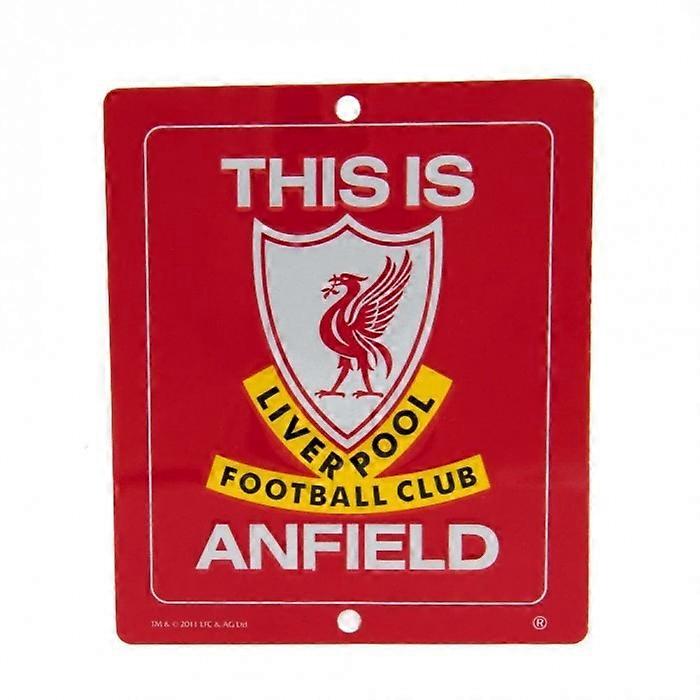 Liverpool FC This Is Anfield Window Sign