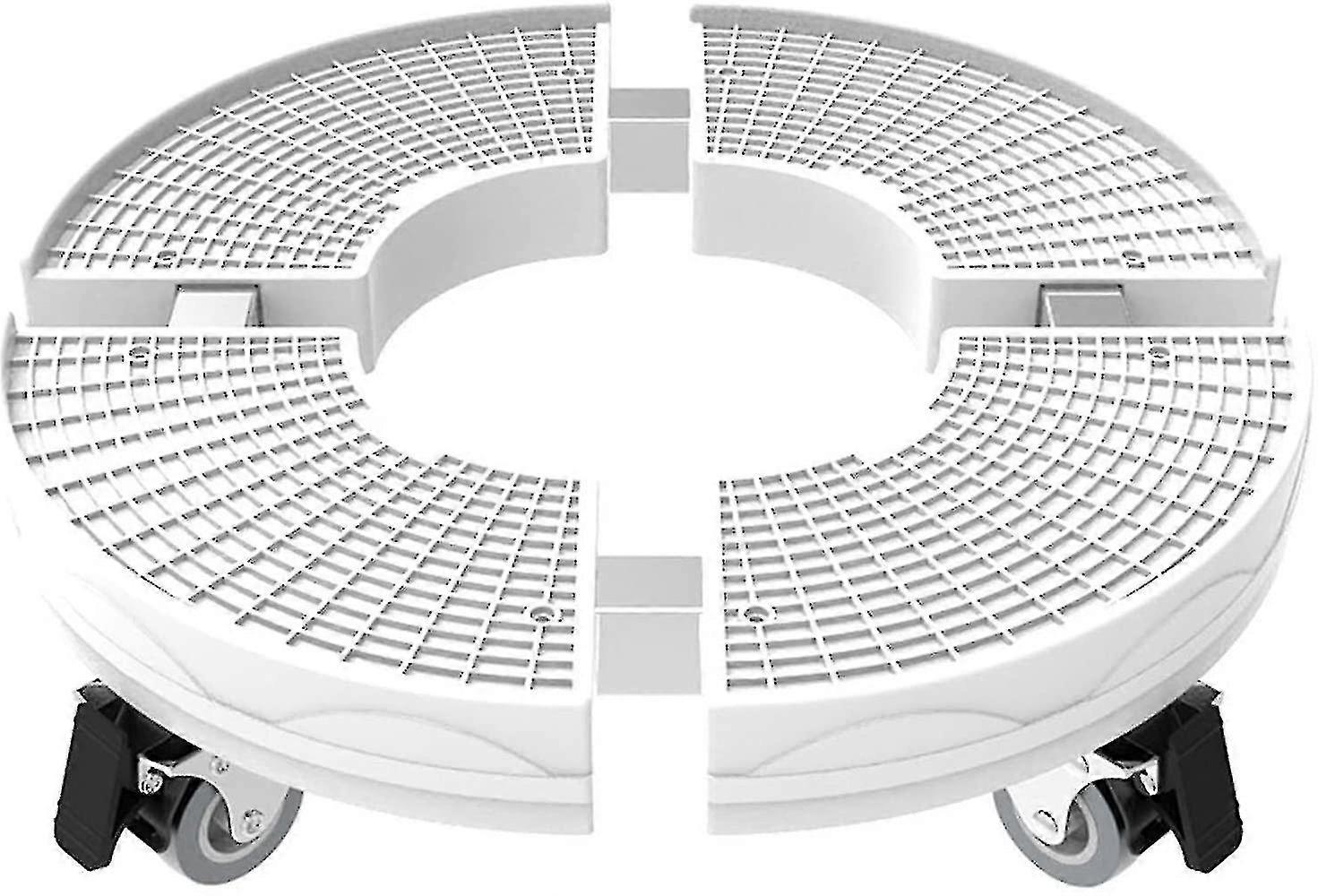Heavy-duty plant support, adjustable from 30 to 50 cm, with a load capacity of 200 kg and 360-degree wheels