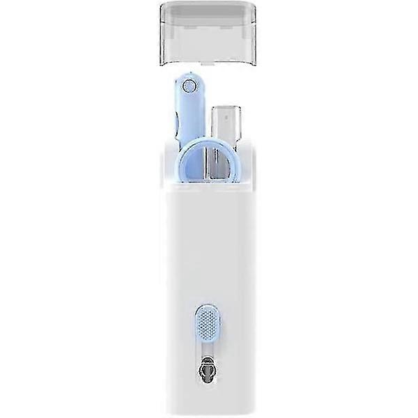 7 in 1 Computer Vacuum Cleaner Airpods Cleaning Kit Pen Keyboard Cleaning Brush Set Mini With Key Puller,Keyboard Earplugs Cleaning Brush And Drying K