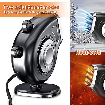 Chauffage De Voiture 2 En 1 - Allume-cigare 24V - Fonction Chaud/froid - Support Rotatif 360° - Dégivrage Rapide - TOPINCN