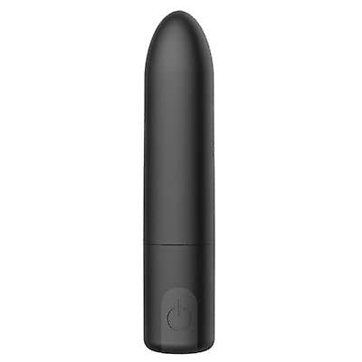Bullet Massage Tool Mini Wand 10 Modes Silent Portable Soft Ball Massager for Women, Travel Pocket Size Cordless Handheld ES34B Black