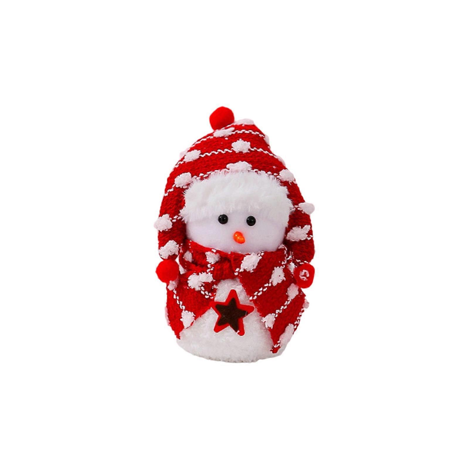 Lovely Christmas Snowman Tabletop Ornaments Christmas Snowman Decorations For Wedding Party Indoor Garden Outdoor Use Multicolor