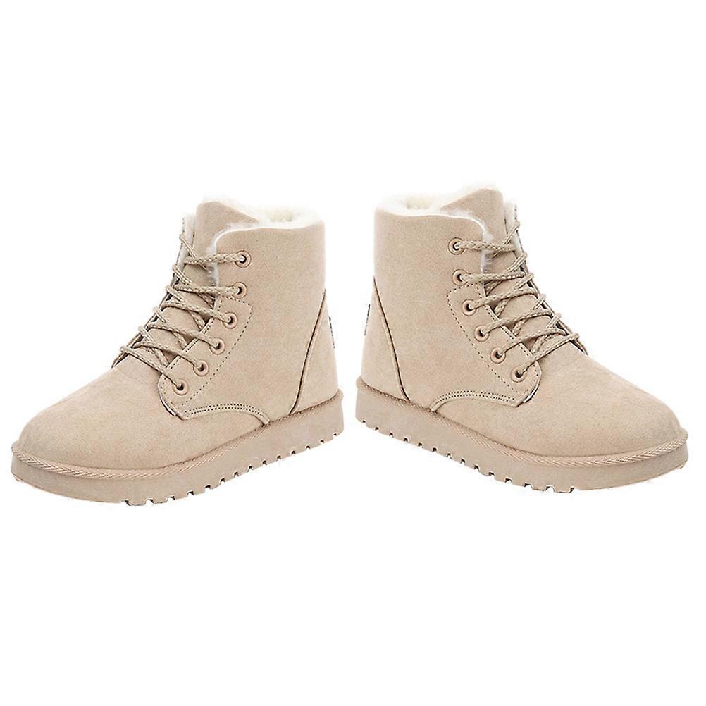 Student Snow Boots Warm Cotton Boots Travel Anti Slip Short Boot Shape Rubber Sole 1Pair