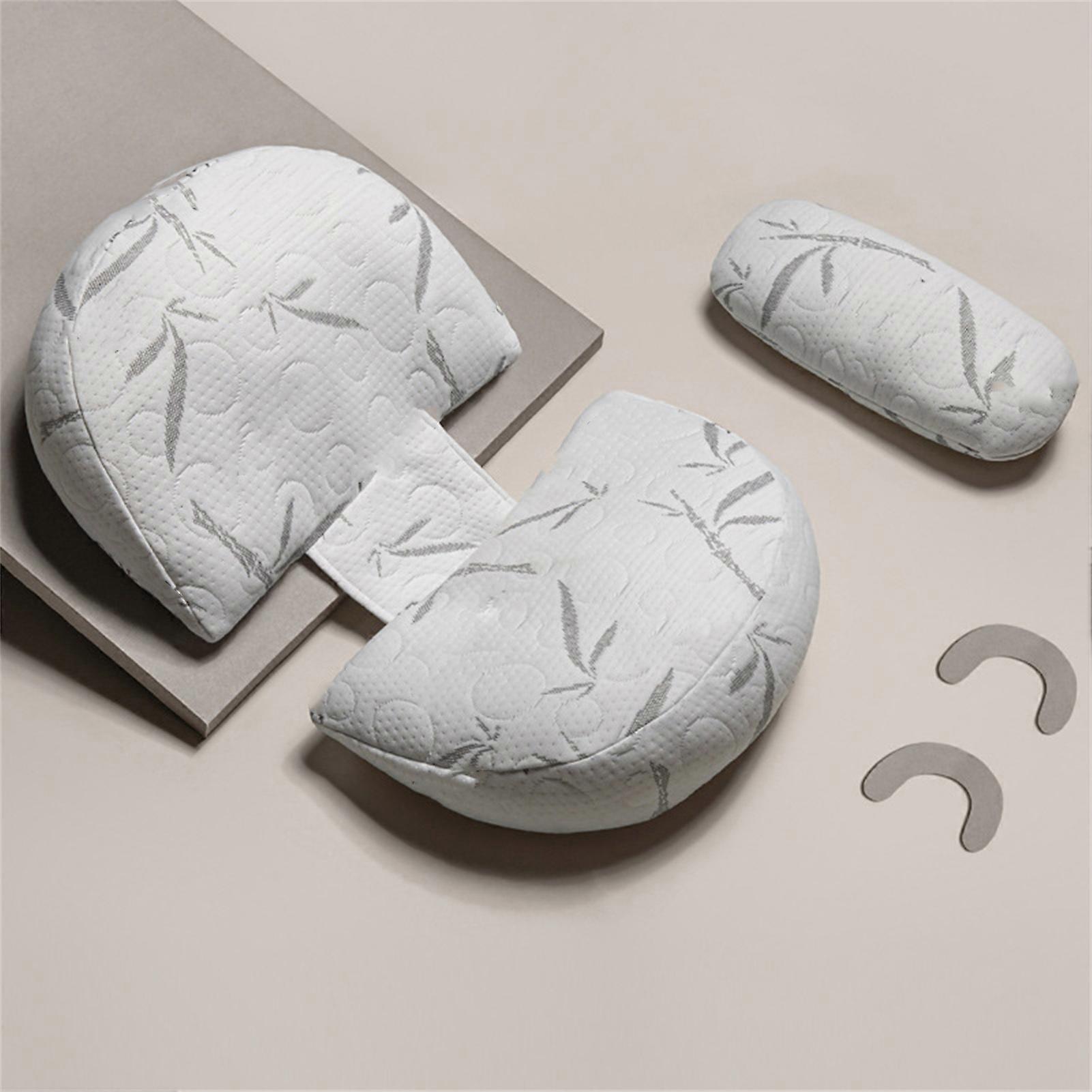 Ergonomic Adjustable Width Pregnancy Pillow Cotton Bamboo Safe